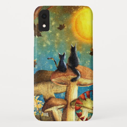 Pilzkatzen Case-Mate iPhone Hülle (Rückseite)