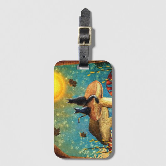 Pilzkatzen Gepäckanhänger (Vorderseite Vertikal)