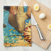 Pilzkatzen Geschirrtuch (Viertel Falte)