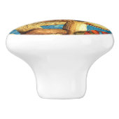 Pilzkatzen Keramikknauf (Seitenansicht)