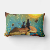 Pilzkatzen Lendenkissen (Vorderseite)