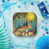 Pilzkatzen Pappteller (Party)