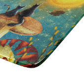 Pilzkatzen Schneidebrett (Ecke)