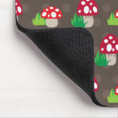 Pilzkinder-Muster Mousepad (Ecke)