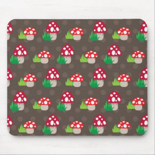 Pilzkinder-Muster Mousepad