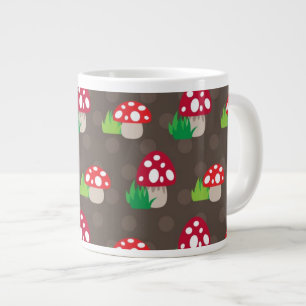 Pilzkindermuster Jumbo-Tasse