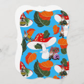 Pilzknochen Einladung (Vorne/Hinten)