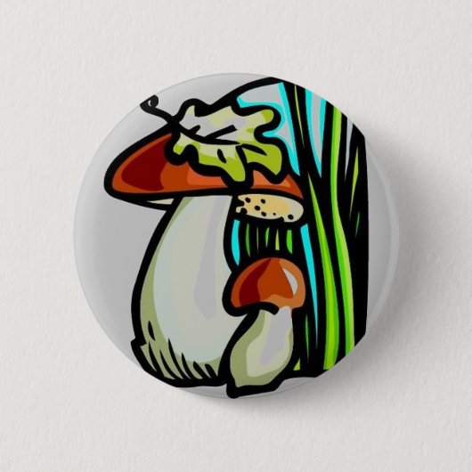 Pilzknopf Button (Vorderseite)