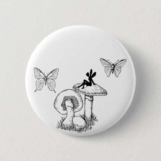 Pilzknopf Button (Vorderseite)