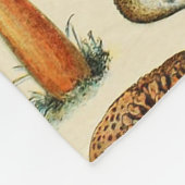 Pilzkollektion fleecedecke (Ecke)