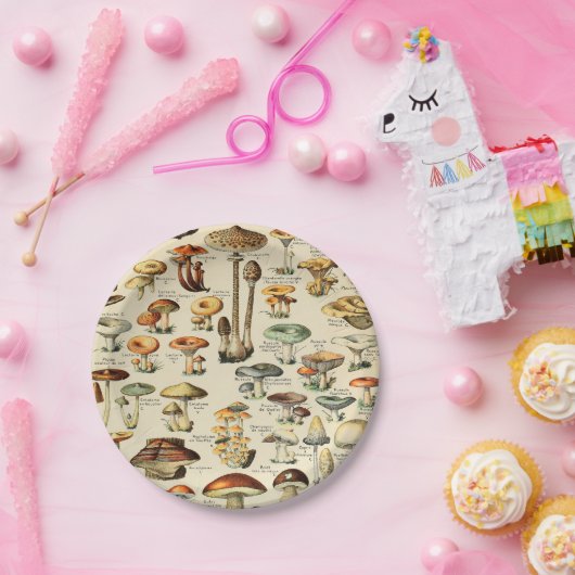 Pilzkollektion Pappteller (Party)