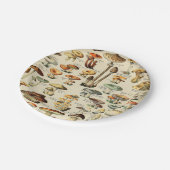 Pilzkollektion Pappteller (Schrägansicht)