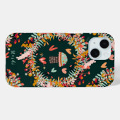 Pilzkränze und Herzen Case-Mate iPhone Hülle (Rückseite (Horizontal))