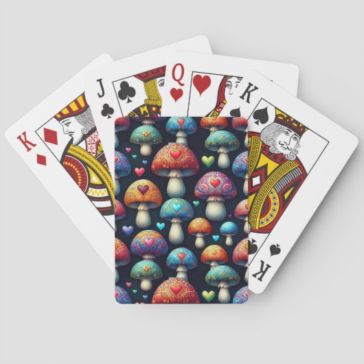 Pilzliebe Spielkarten (Rückseite)