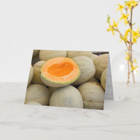 Pilzmelonen Karte (Gelbe Blume)