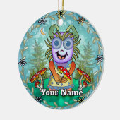 Pilzmonster Keramik Ornament (Links)
