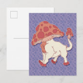 Pilzmonster Postkarte (Vorne/Hinten)