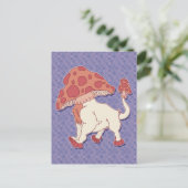 Pilzmonster Postkarte (Stehend Vorderseite)