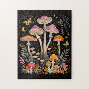Pilzmotten und Mond Puzzle