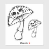 Pilzmöwe Aufkleber (Blatt)