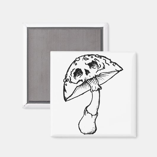 Pilzmöwe Magnet (Vorderseite/Rückseite)