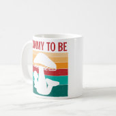 Pilzmuschel als Babydusche Kaffeetasse (Vorderseite Links)