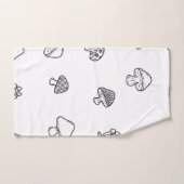 Pilzmuster Badhandtuch Set (Handtuch)