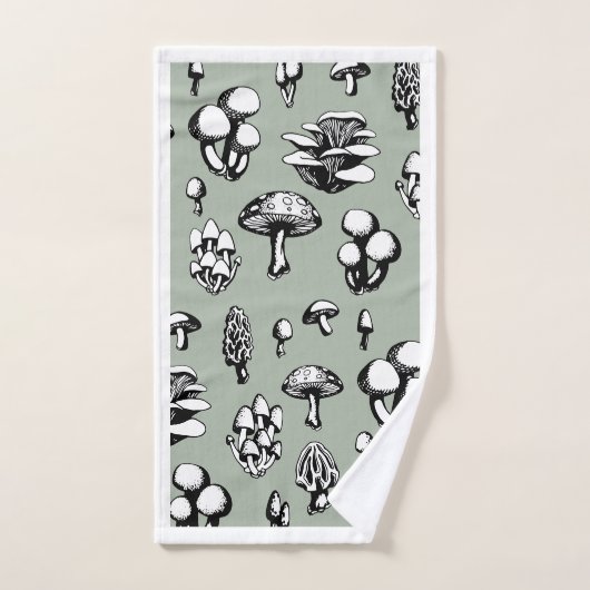 Pilzmuster Badhandtuch Set (Handtuch)