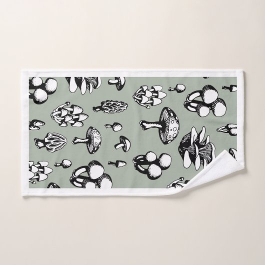 Pilzmuster Badhandtuch Set (Handtuch)