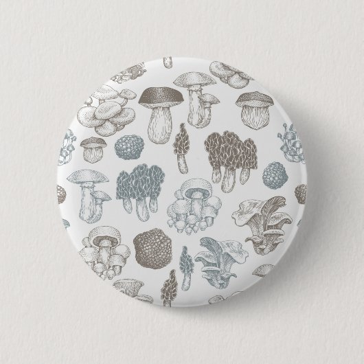 Pilzmuster Button (Vorderseite)