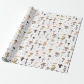 Pilzmuster Geschenkpapier (Ungerollt)