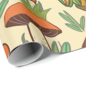 Pilzmuster.  geschenkpapier (Rolleneckpunkt)