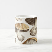 Pilzmuster-Illustration Kaffeetasse (Mittel)