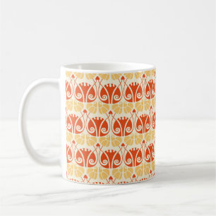 Pilzmuster im modernen Stil Kaffeetasse
