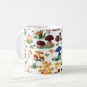 Pilzmuster Kaffeetasse (Vorderseite Links)