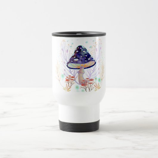 Pilzmuster Reisebecher (Mittel)