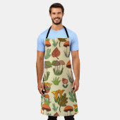 Pilzmuster.  schürze (Getragen)