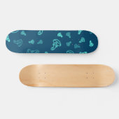 Pilzmuster Skateboard (Horizontal)