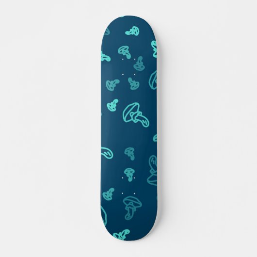 Pilzmuster Skateboard (Vorne)