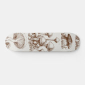 Pilzmuster Skateboard (Horizontal)
