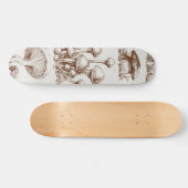 Pilzmuster Skateboard (Horizontal)