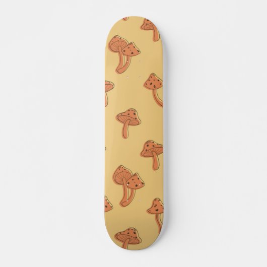 Pilzmuster Skateboard (Vorne)