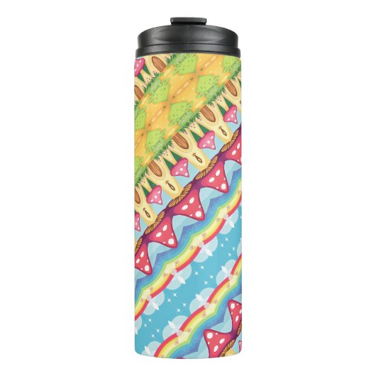 Pilzmuster Thermosbecher (Vorderseite)