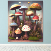 Pilzoase Leinwanddruck (Insitu (Holzboden))