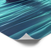 Pilzpflanze im Meer | AI Art Poster (Ecke)