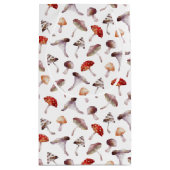 Pilzpflanzenmuster Kleine Geschenktüte (Rückseite)