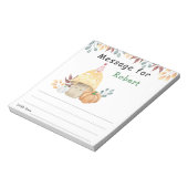 Pilzpilz Geburtstagskapsel Notizblock (Rotiert)