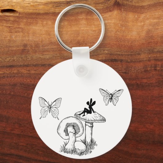 Pilzpilz-Schlüsselanhänger Schlüsselanhänger (Vorderseite)