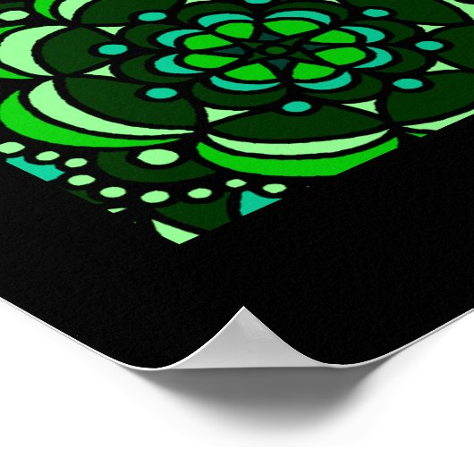 Pilzplakat Poster (Ecke)