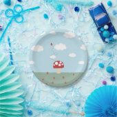 Pilzplatte Pappteller (Party)